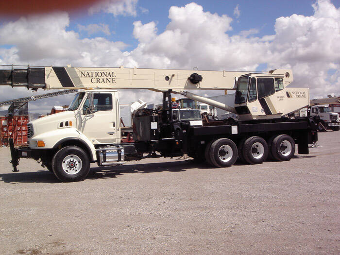 National Crane boom truck